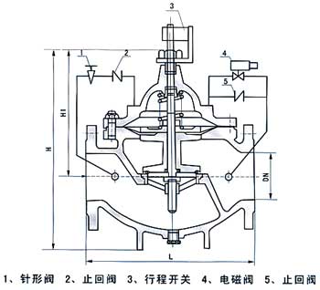700X水泵控制閥結(jié)構(gòu)示意圖